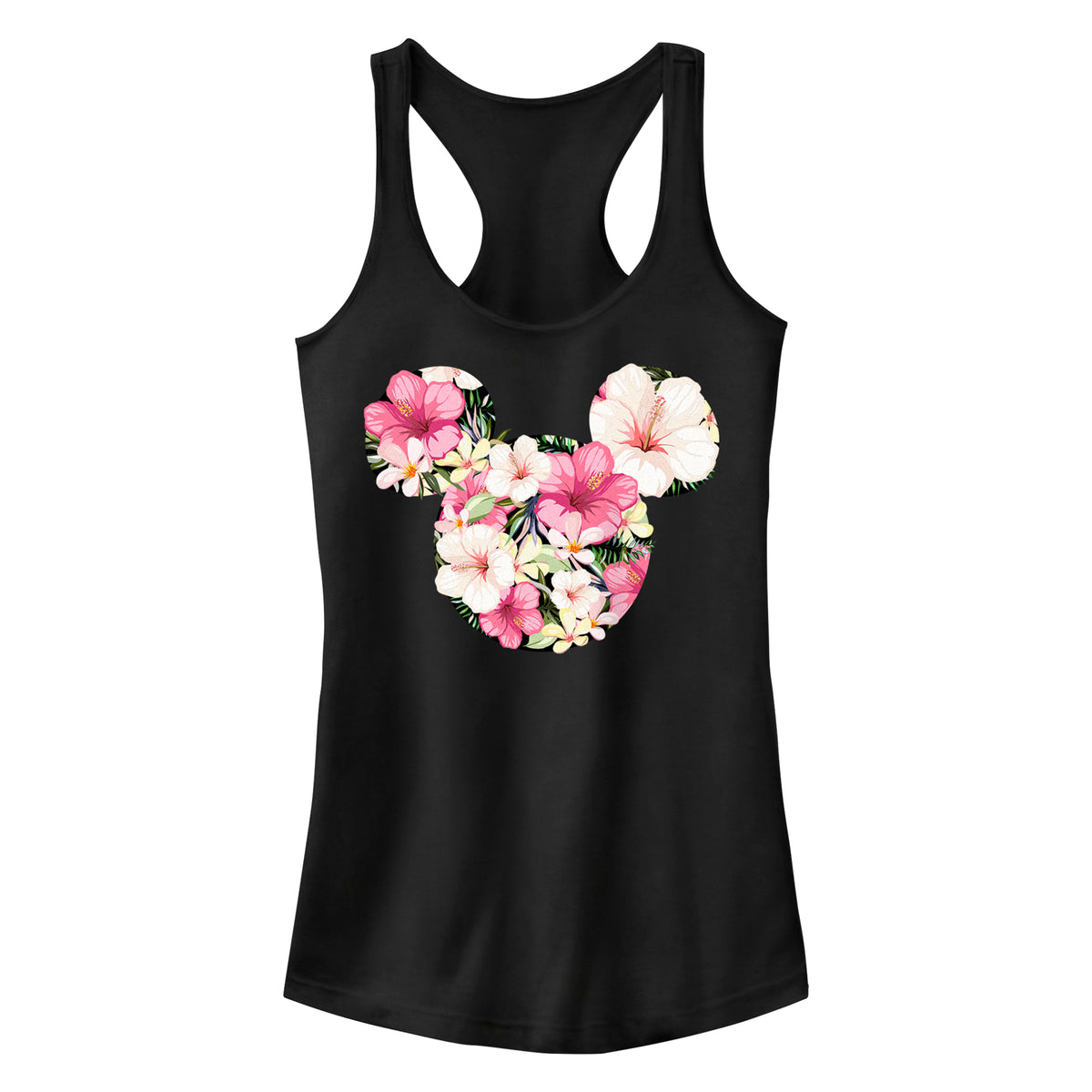 Junior's Disney Tropical Mouse Tank Top