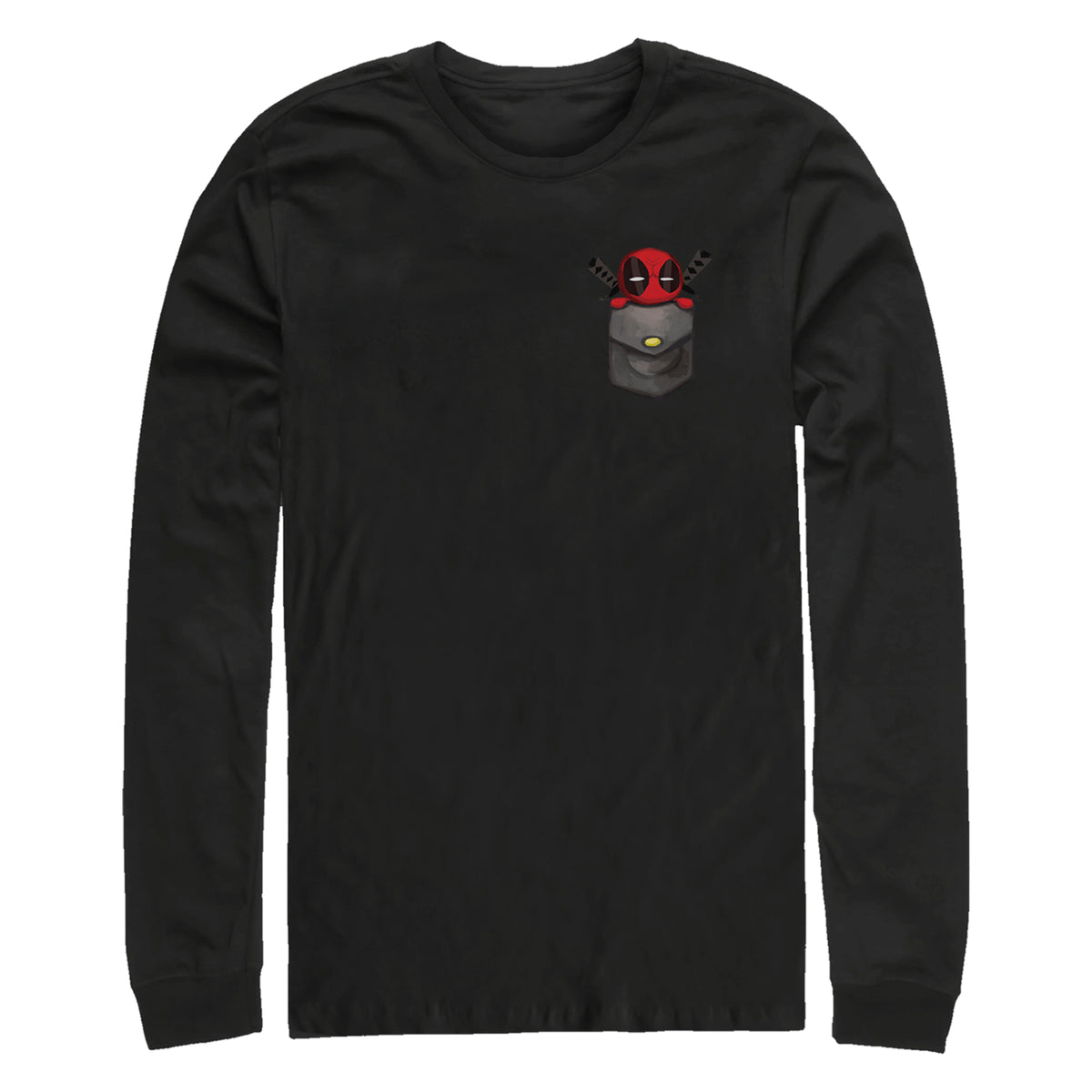 Men's Marvel Deadpool Cutie Pie Long Sleeve T-Shirt
