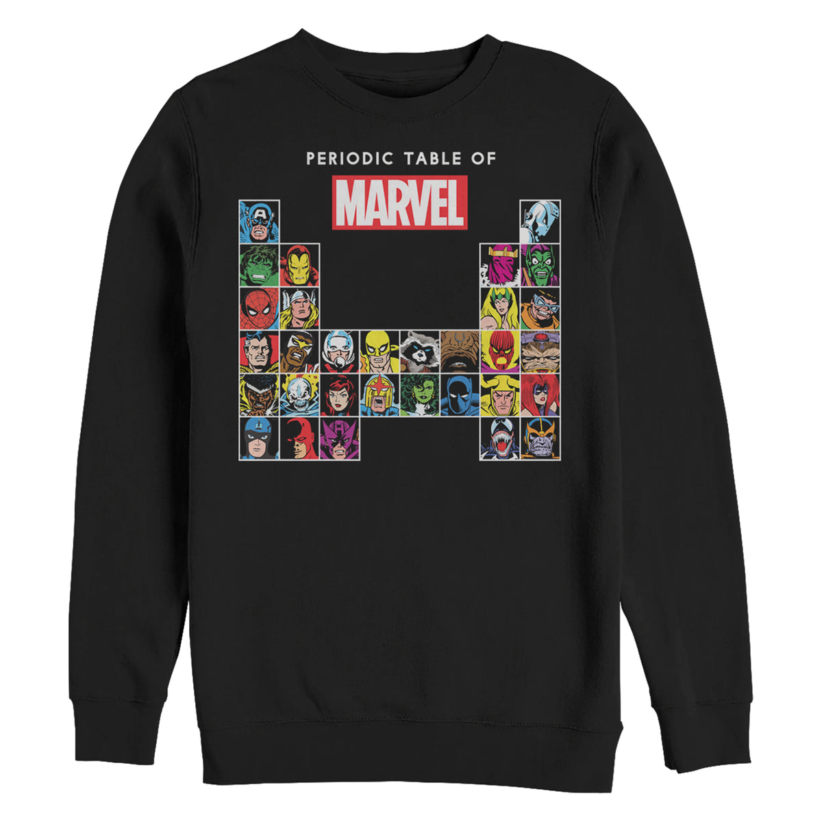 Men's Marvel Periodic Marvel Sweatshirt