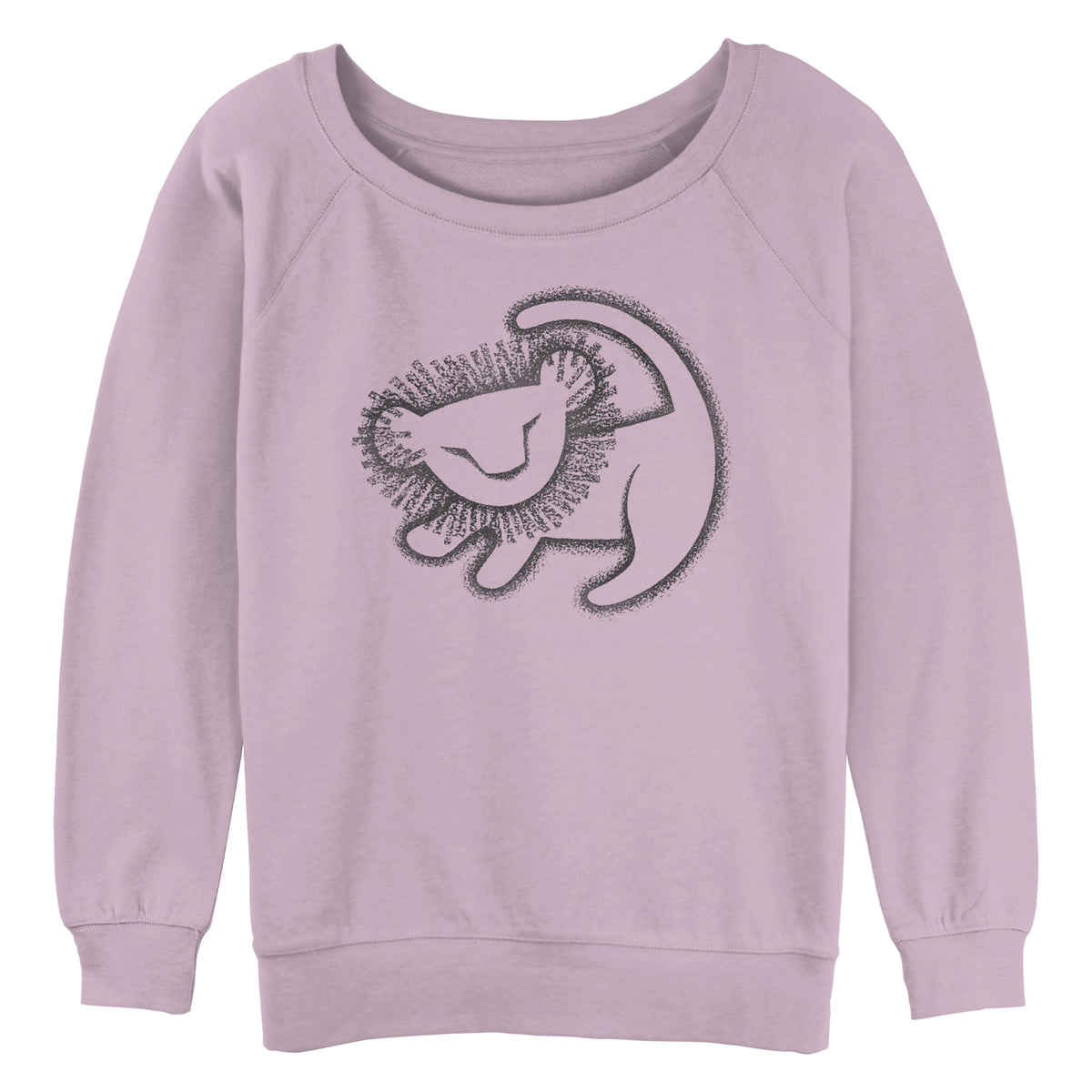 Junior's Disney Cave Painting Raglan Pullover